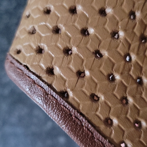 Wooden Sweeden Kids Clogs Bergs Mans Toffeln brown perforated leather new - Picture 12 of 16